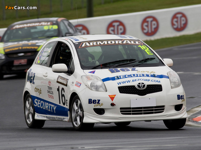 Toyota Yaris 3-door Racing Car AU-spec 2006 wallpapers (640 x 480)