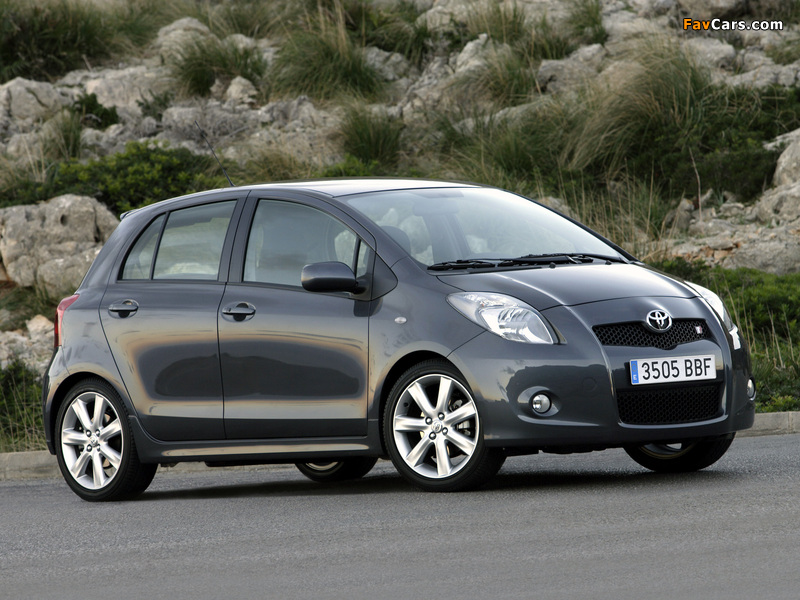 Toyota Yaris T-Sport 5-door 2007–09 wallpapers (800 x 600)