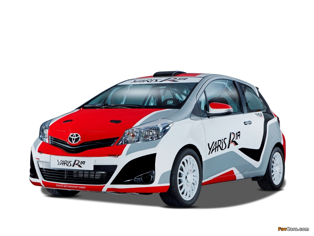 Toyota Yaris R1A Rally Car 2012 wallpapers (1024 x 768)