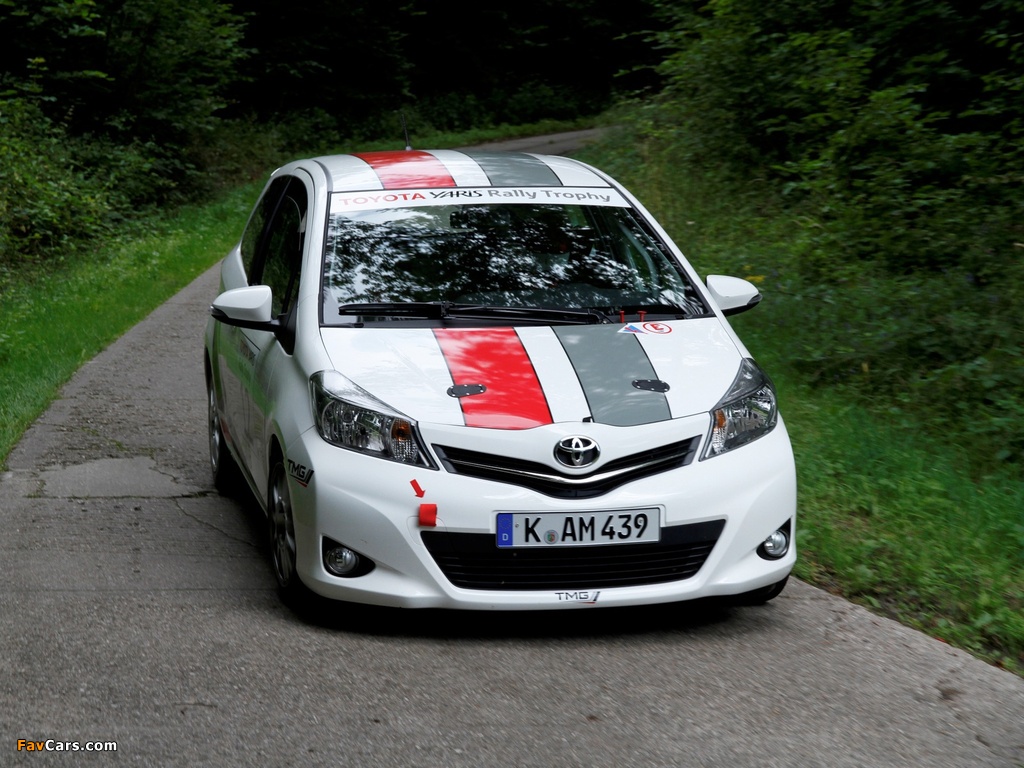 Toyota Yaris R1A Rally Car 2012 wallpapers (1024 x 768)