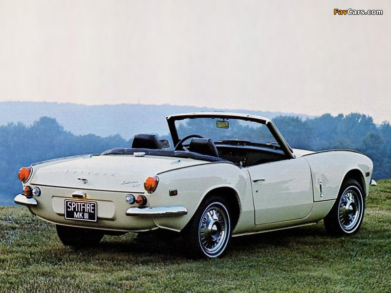 Triumph Spitfire (MkIII) 1967–70 wallpapers (800 x 600)