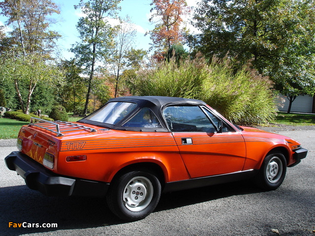 Triumph TR7 Roadster 1974–81 photos (640 x 480)