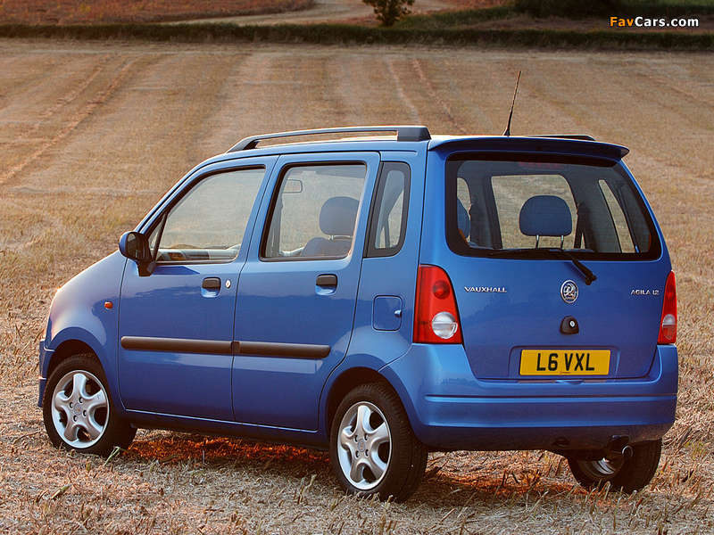 Vauxhall Agila 2004–07 photos (800 x 600)