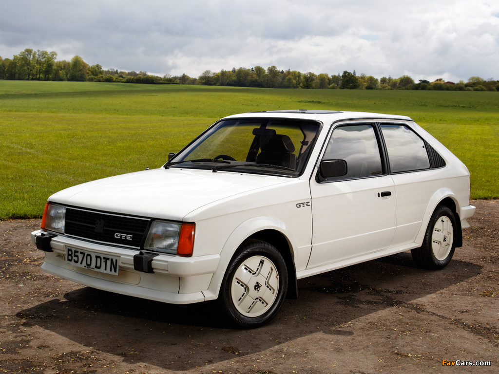 Images of Vauxhall Astra GTE 1983–85 (1024 x 768)