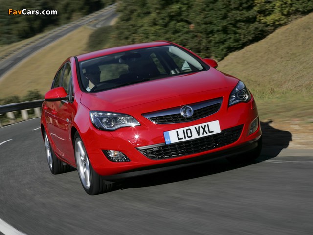 Images of Vauxhall Astra Turbo 2009–12 (640 x 480)