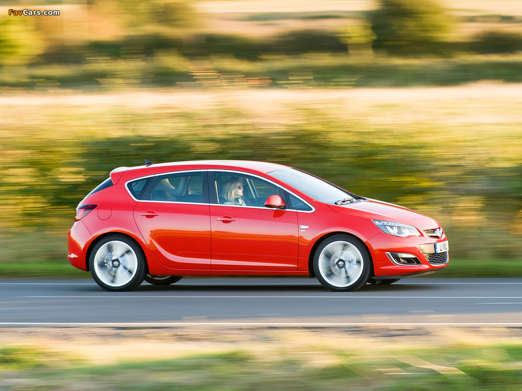 Images of Vauxhall Astra SRi Turbo 2012 (1024 x 768)