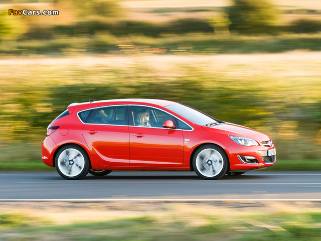 Images of Vauxhall Astra SRi Turbo 2012 (640 x 480)