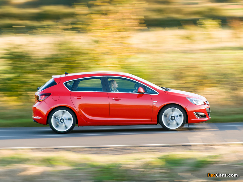 Photos of Vauxhall Astra SRi Turbo 2012 (800 x 600)