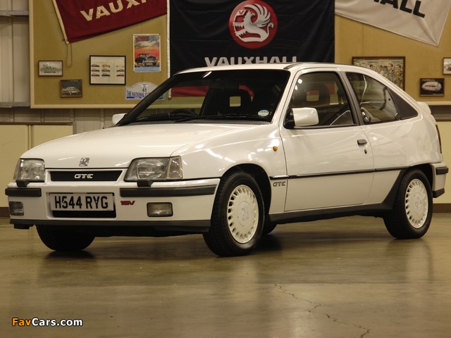 Pictures of Vauxhall Astra GTE 1984–91 (640 x 480)
