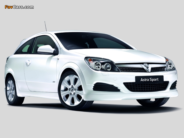 Pictures of Vauxhall Astra Sport 2004–10 (640 x 480)