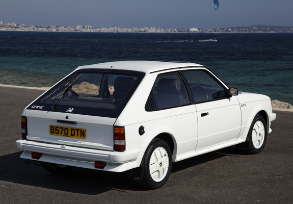 Vauxhall Astra GTE 1983–85 images