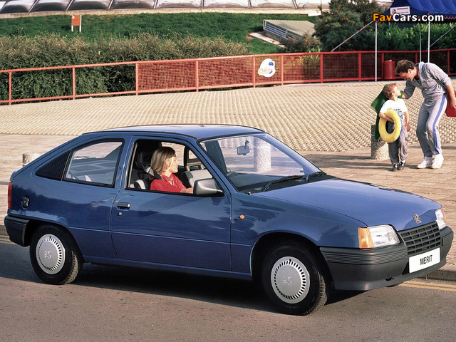 Vauxhall Astra Merit 3-door 1986–92 photos (640 x 480)