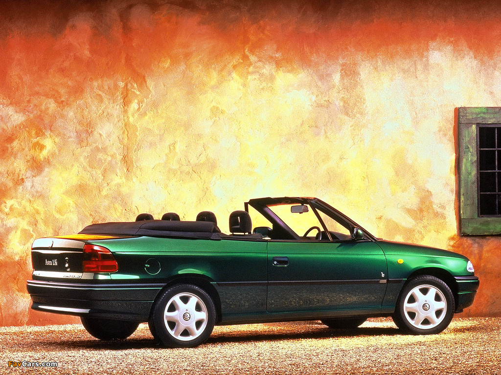 Vauxhall Astra Cabrio 1993–99 images (1024 x 768)