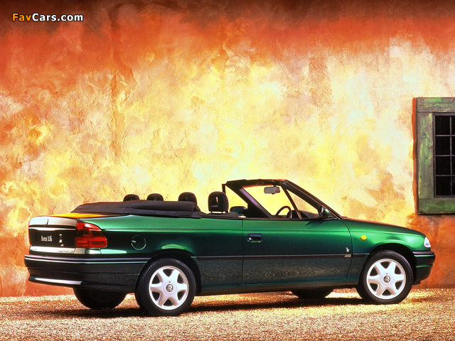 Vauxhall Astra Cabrio 1993–99 images (640 x 480)