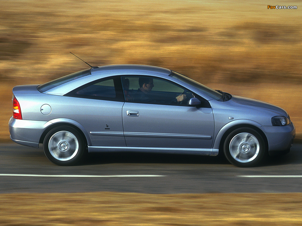 Vauxhall Astra Coupe 2000–05 photos (1024 x 768)