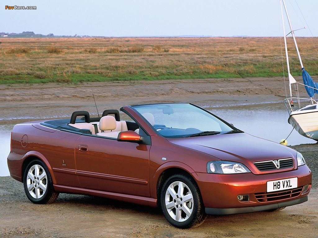 Vauxhall Astra Cabrio 2001–06 images (1024 x 768)