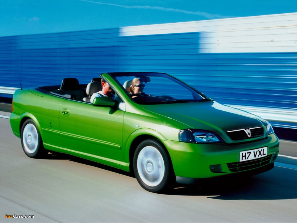 Vauxhall Astra Cabrio 2001–06 photos (1024 x 768)