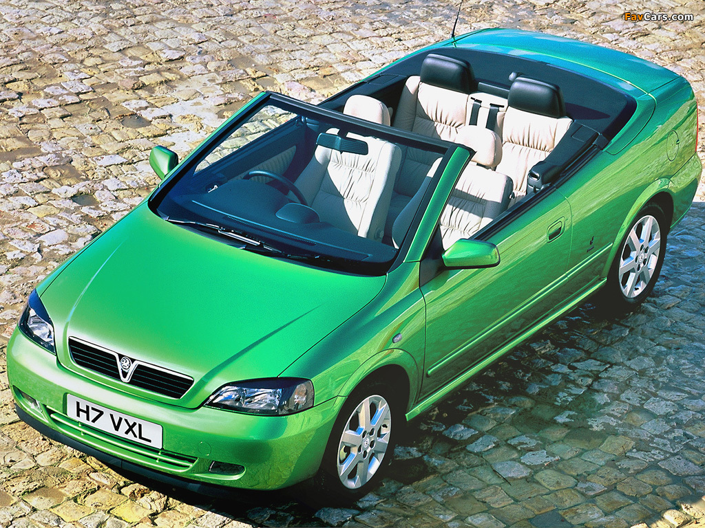 Vauxhall Astra Cabrio 2001–06 wallpapers (1024 x 768)