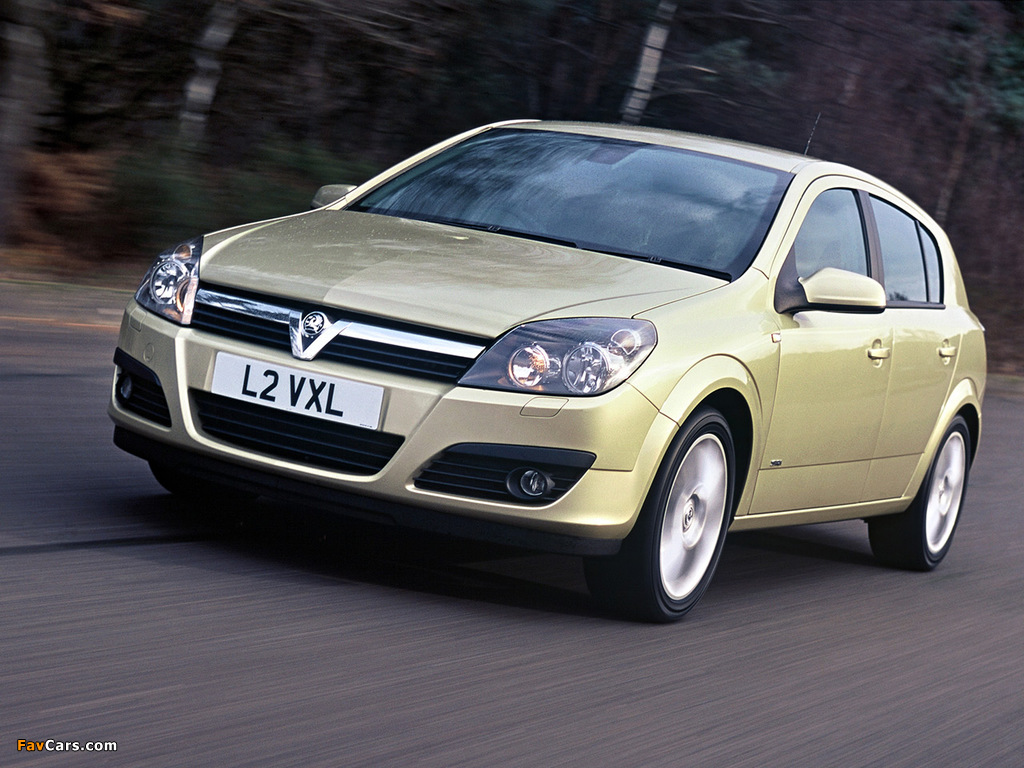 Vauxhall Astra 5-door 2004–07 wallpapers (1024 x 768)