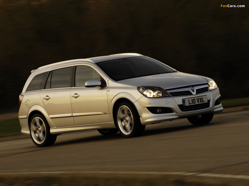 Vauxhall Astra Sport Estate 2007–10 pictures (1024 x 768)