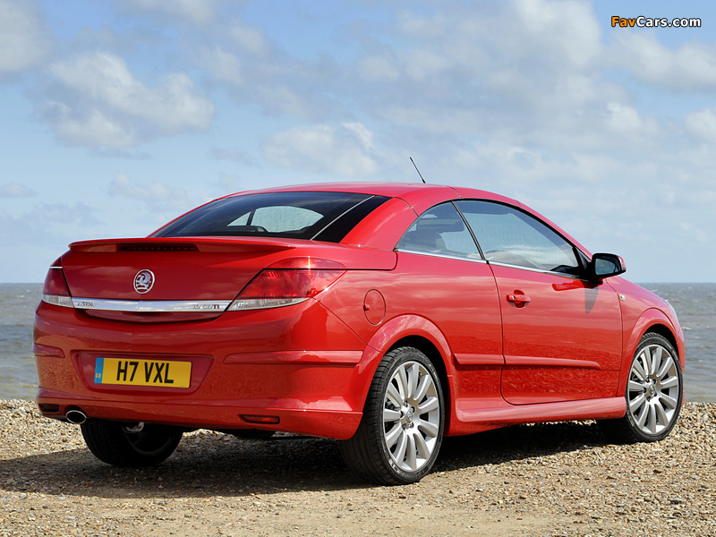 Vauxhall Astra TwinTop Exclusiv XP 2008–10 pictures (800 x 600)
