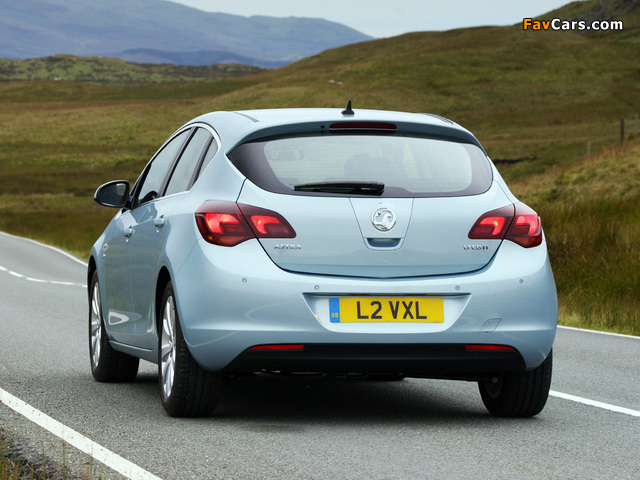 Vauxhall Astra 2009–12 images (640 x 480)