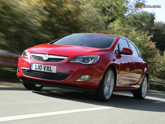 Vauxhall Astra Turbo 2009–12 pictures (640 x 480)