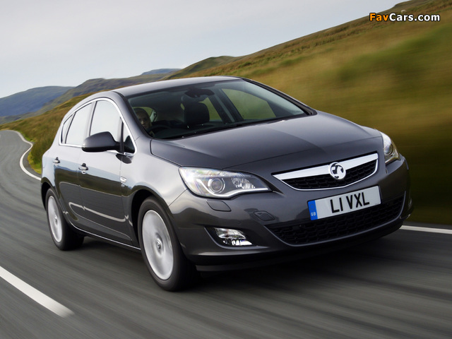 Vauxhall Astra 2009–12 pictures (640 x 480)