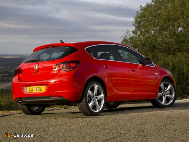 Vauxhall Astra Turbo 2009–12 wallpapers (640 x 480)