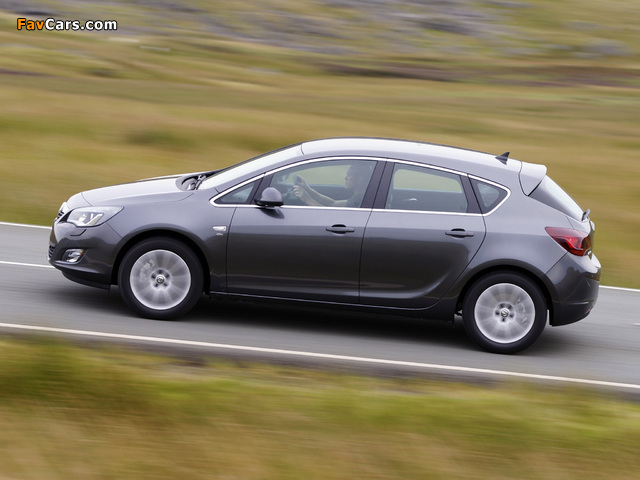 Vauxhall Astra 2009–12 wallpapers (640 x 480)