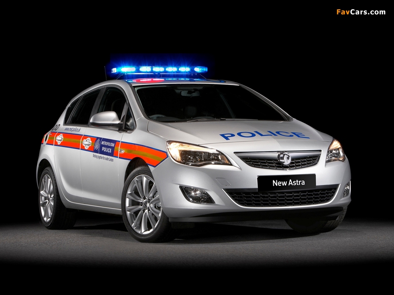 Vauxhall Astra Police 2010–12 images (800 x 600)