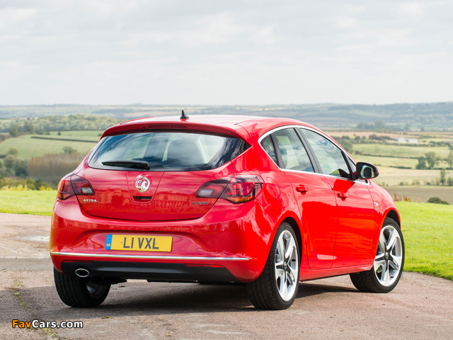 Vauxhall Astra SRi Turbo 2012 photos (640 x 480)