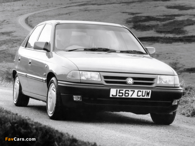 Vauxhall Astra SRi 1991–95 wallpapers (640 x 480)