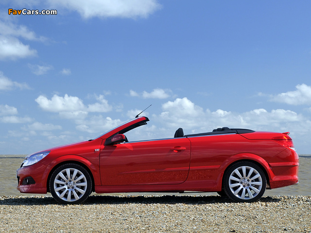 Vauxhall Astra TwinTop Exclusiv XP 2008–10 wallpapers (640 x 480)