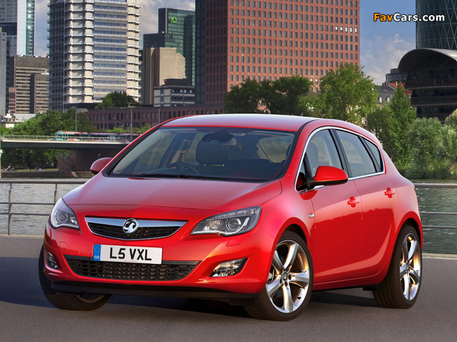 Vauxhall Astra Turbo 2009–12 wallpapers (640 x 480)