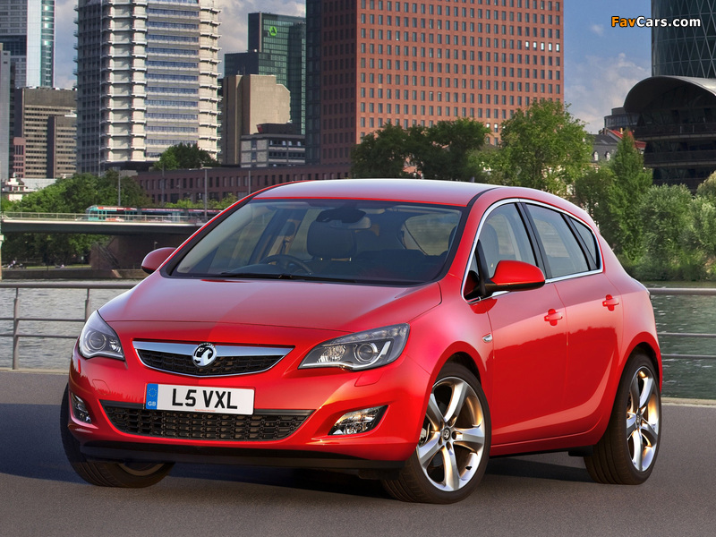 Vauxhall Astra Turbo 2009–12 wallpapers (800 x 600)