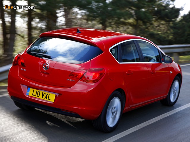 Vauxhall Astra 2009–12 wallpapers (640 x 480)