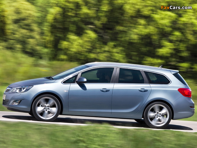 Vauxhall Astra Sports Tourer 2010–12 wallpapers (640 x 480)
