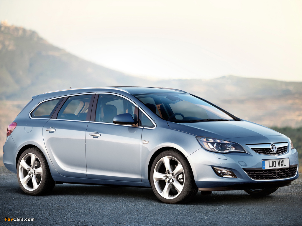 Vauxhall Astra Sports Tourer 2010–12 wallpapers (1024 x 768)