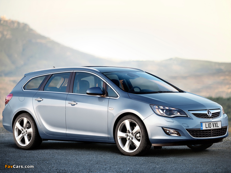 Vauxhall Astra Sports Tourer 2010–12 wallpapers (800 x 600)