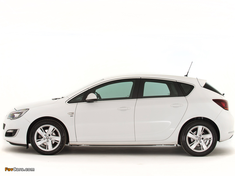 Vauxhall Astra SRi 2012–15 wallpapers (800 x 600)