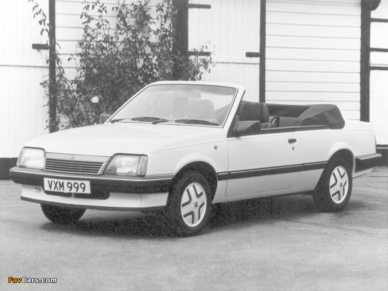 Photos of Vauxhall Cavalier Convertible 1986–88 (800 x 600)