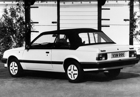 Vauxhall Cavalier Convertible 1986–88 photos