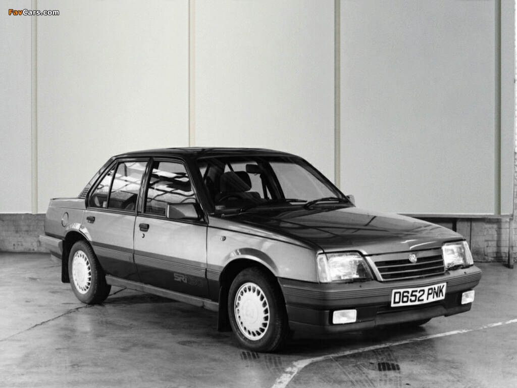 Vauxhall Cavalier SRi 130 Saloon 1987–88 wallpapers (1024 x 768)