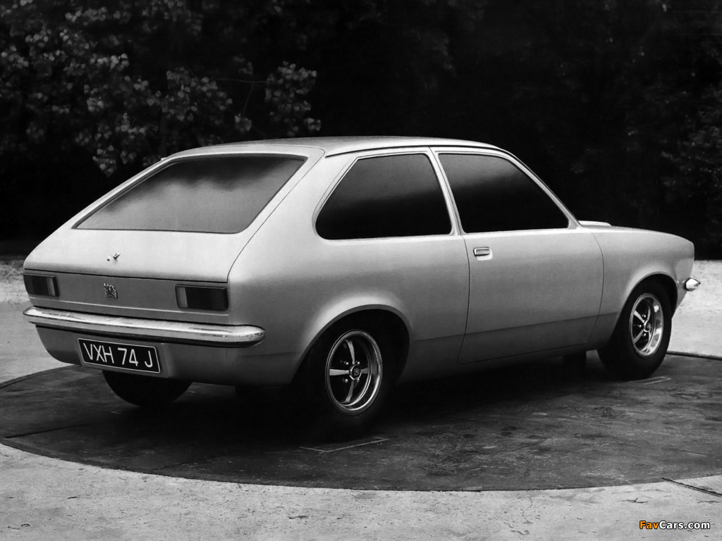 Vauxhall Chevette Hatchback Styling Model 1973 photos (1024 x 768)