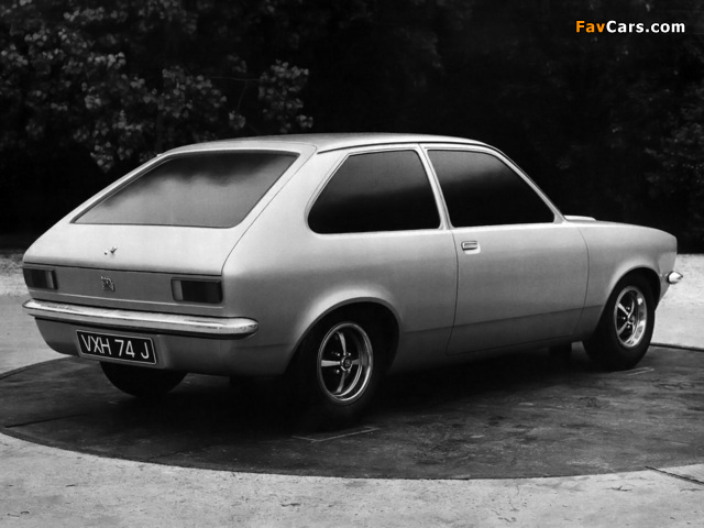 Vauxhall Chevette Hatchback Styling Model 1973 photos (640 x 480)