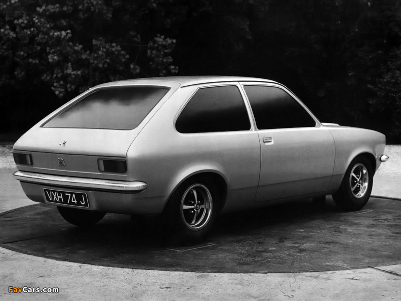 Vauxhall Chevette Hatchback Styling Model 1973 photos (800 x 600)