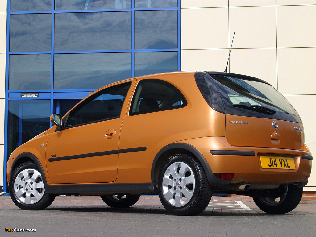 Photos of Vauxhall Corsa 3-door (C) 2003–06 (1024 x 768)