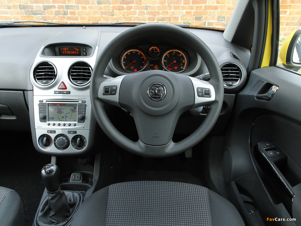 Photos of Vauxhall Corsa 5-door (D) 2010 (1024 x 768)