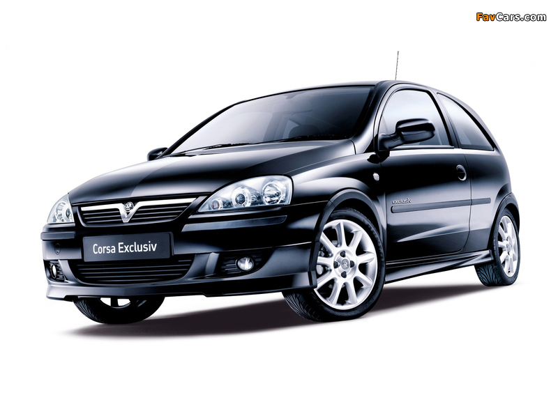 Pictures of Vauxhall Corsa Exclusiv Limited Edition (C) 2004 (800 x 600)